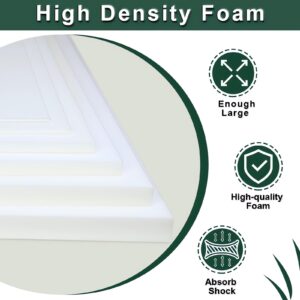 59x79x1.6 Inches High Density Craft Foam Sheets, Suitable for Shipping, Packing, Mailing, DIY, Cosplay, Cushion Foam, 35D High Density Foam Sheets