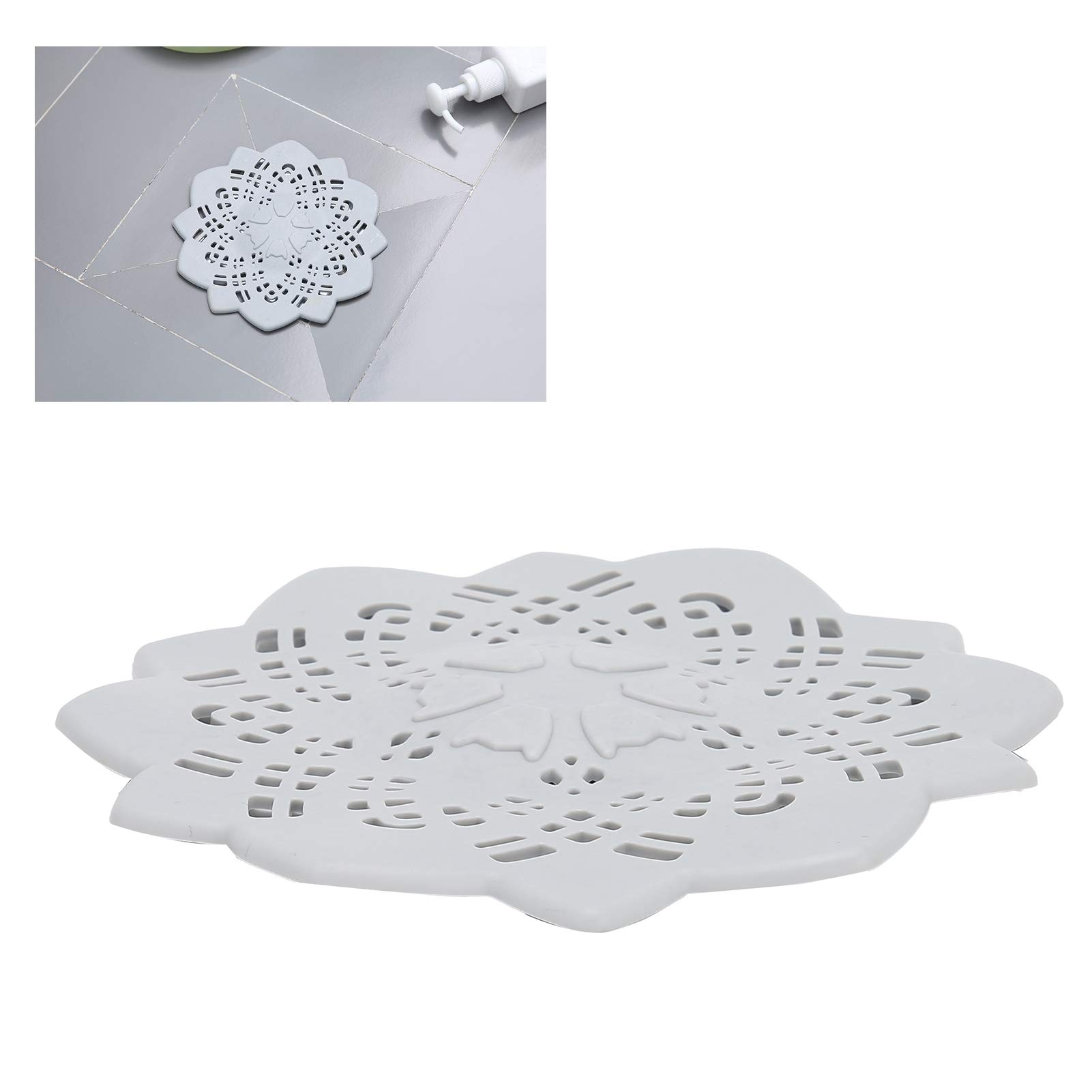 Kitchen Sink Strainer Sewer Anti Blocking Hair Catcher Bath Shower Drain Filter Cover Stopper Strainer Stopper with Suction Cups