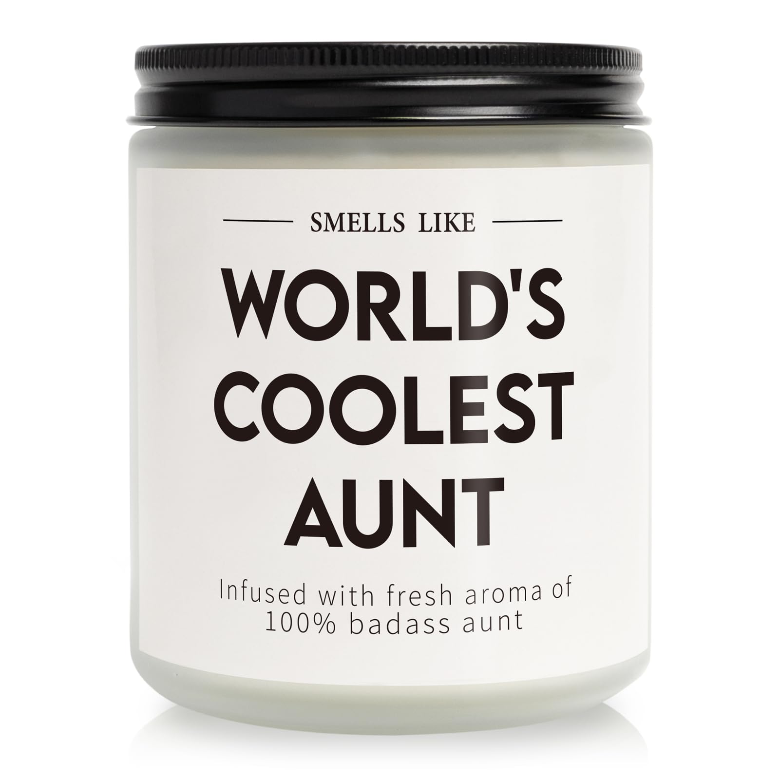 Aunt Gifts, Perfect Auntie Gift Ideas - The Cool Aunt Candle, Gifts for Aunts from Niece, Best Aunt Ever Gifts, Aunt Christmas Birthday Mothers Day Gifts, Best Auntie Gifts