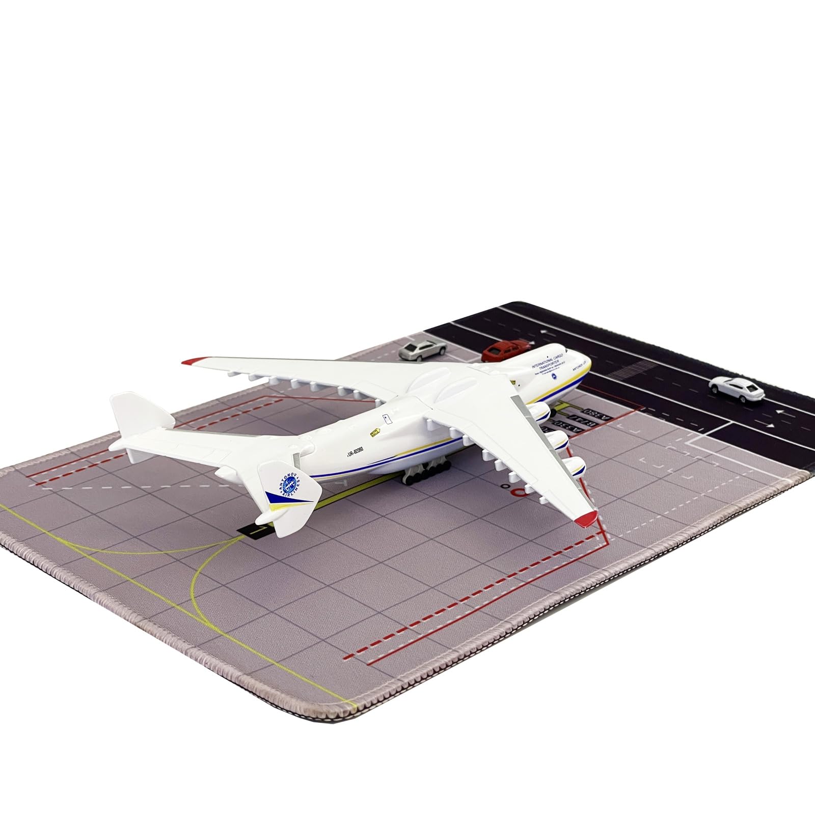 QOADXPC 1:400 Scale Antonov An-225 Model Plane An225 Transport Aircraft Model Alloy Material- Ideal Gift for Birthday Decoration