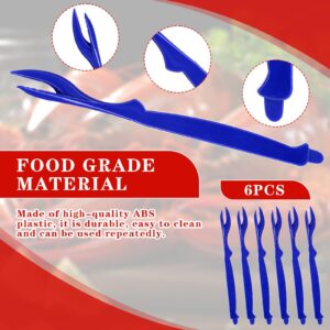 Mabor 6PCS Crab Legs Crackers,Lobster Crab Sheller Crackers Picks Tools for Eating Seafood Easy Opener Shellfish Picks Knife