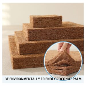 Generic Queen Mattress Topper, Natural Coir Mattress Coconut Palm Mattress Pad Hard Coir Palm Folding Mattress Natural Latex Coir Mixed Materials Mattress (Color : Style 2, Size : 71 * 78.7in*4in)