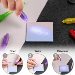 Jiaoohoo 24 Pcs Pixel Theme party favors |12 invisible ink pen and 12 party mini Pixel Theme Notepads| Pixel Theme party Goodie Bag Stuffers, Classroom Prizes, party supplies