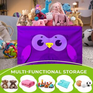 QUOKKA Toy Storage Box Koala, Toy Storage Box Unicorn & Toy Storage Box Owl Playroom Organizers