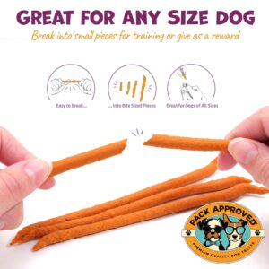 Pack Approved Sweet Potato Dog Treats Made in USA - Single Ingredient Dog Treat - Dehydrated Sweet Potato Fries, Perfect for Dogs of All Breeds and Sizes - 7.5 oz