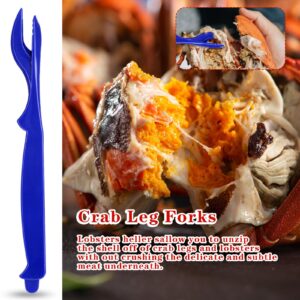 Mabor 6PCS Crab Legs Crackers,Lobster Crab Sheller Crackers Picks Tools for Eating Seafood Easy Opener Shellfish Picks Knife