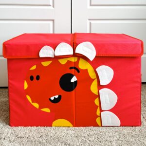 QUOKKA Toy Storage Box Unicorn, Toy Storage Box Turtle & Toy Storage Box Dino Playroom Organizers