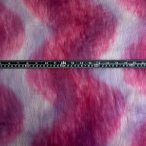 Faux Fur Fabric Shaggy 1.5inch Long Soft Plush (Rainbow Pink Wave) 58" Wide Sold by The Continuous Yard - DIY Projects, Craft Supply, Costume, Decoration, Upholstery, Fur Suits, Furry Paws and Tails