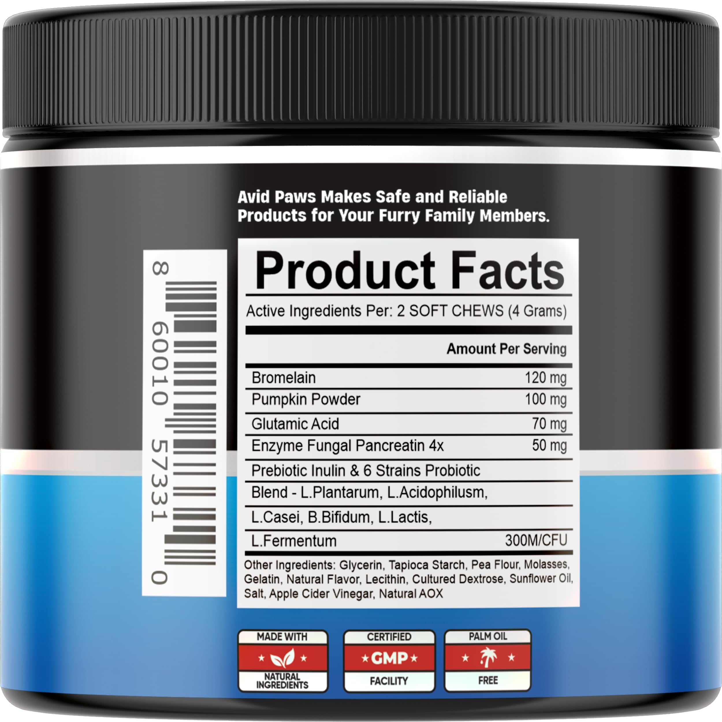 No Poo Chews for Dogs - Coprophagia Deterrent for Dogs - Stop Eating Poop for Dogs - Dog Poop Eating Deterrent - Forbid Stool Eating Deterrent for Dogs with Probiotics & Enzymes for Digestive Health