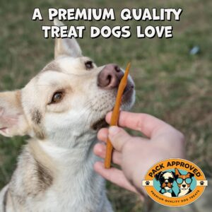 Pack Approved Sweet Potato Dog Treats Made in USA - Single Ingredient Dog Treat - Dehydrated Sweet Potato Fries, Perfect for Dogs of All Breeds and Sizes - 7.5 oz