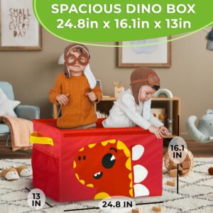 QUOKKA Toy Storage Box Unicorn, Toy Storage Box Turtle & Toy Storage Box Dino Playroom Organizers