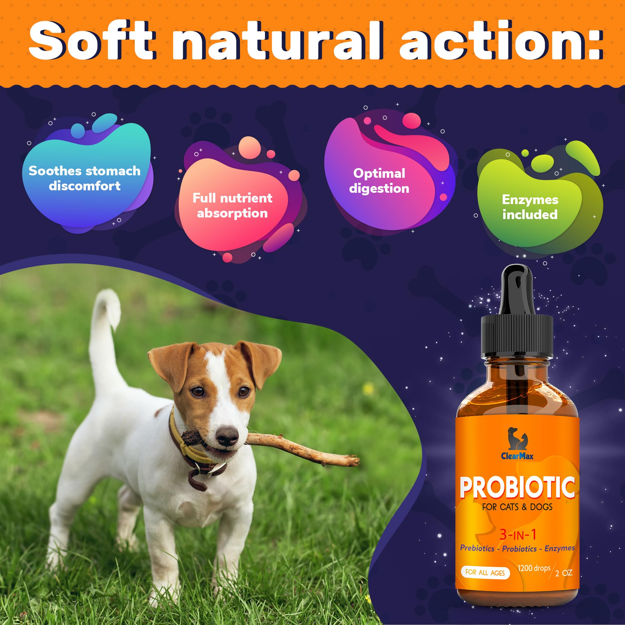 Natural Dietary Supplements for Cats and Dogs ◆ Cat Natural Dietary Supplement ◆ Natural Dietary Supplement for Cats ◆ Probiotics for Dogs ◆ Probiotics for Cats ◆ Bundle