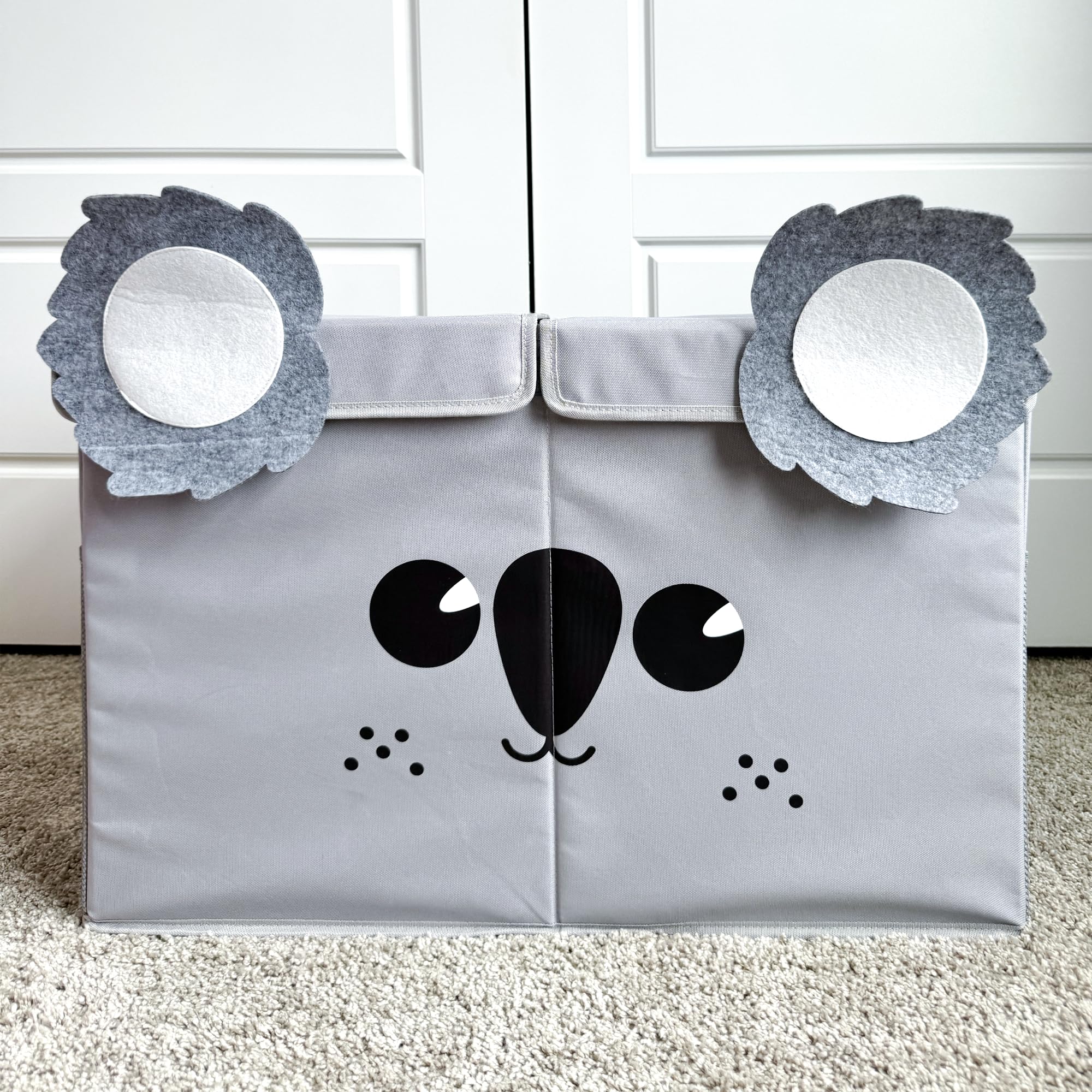 QUOKKA Toy Storage Box Elephant, Toy Storage Box Koala & Toy Storage Box Turtle Playroom Organizers