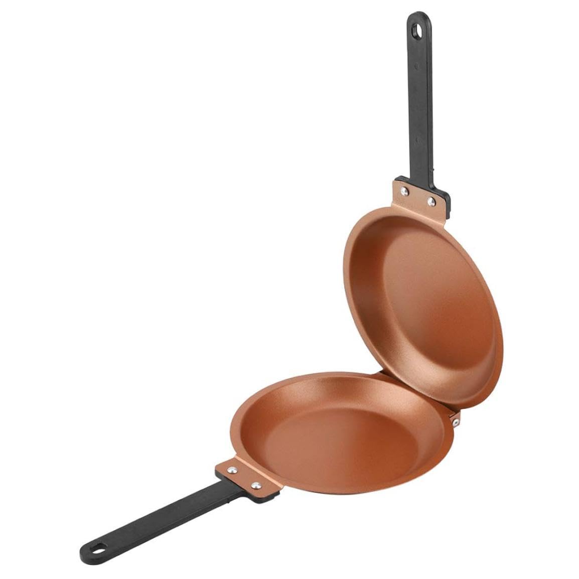 Pancake Maker,Pancake Maker, Dishwasher Safe Specialty Anthracite Nonstick Copper Double Pan Omelette Pan Flip Pan For Home Kitchen