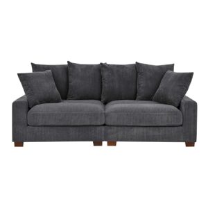 Oadeer Home Modular Sofa Love Seats, Dark Gray