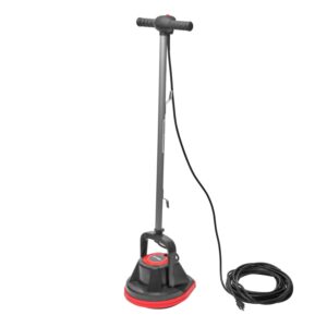 xtremepowerus 10" commercial orbiter hard floor polisher cleaner machine, wide cleaning path buffer multi-purpose floor cleaning, 39-foot long cord