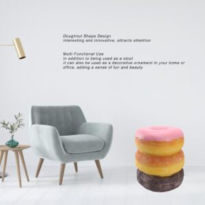 Simulated Food Stools, Fun Shoe Changing Stool, Decorative Space Saving Macaron Stool Food Shaped Furniture Donut Stool for Hallway Living Room Bedroom