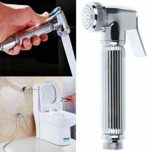 Generic Easy Installation Muslim Shower, Chrome Douche Bidet Spray, Handheld Shattaf Toilet Spray Head()/Sier