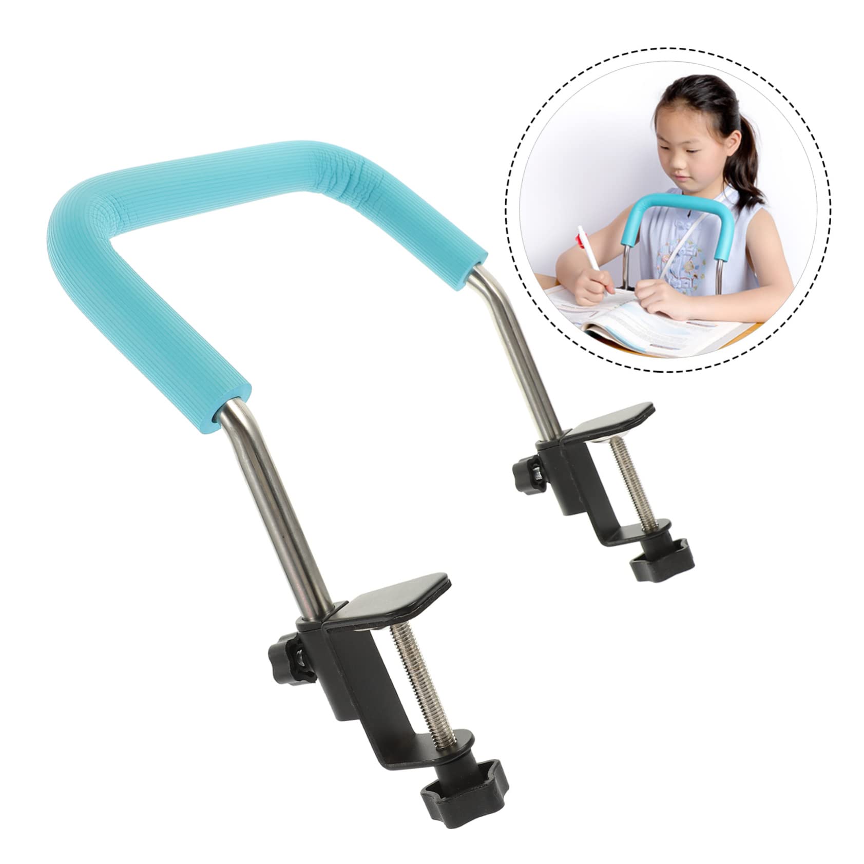 NOLITOY Posture Corrector Tools Office Chair Chairs for Posture Frame Sitting Posture Correcting Tool Kid Desk Writing Posture Gesture Bar Stainless Steel Portable Child Braces