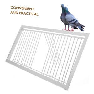 BESPORTBLE Pigeon Hits The Door Pigeon t Traps Pigeon Entrance Door Traps Bird Launcher Pigeon Door Frame Racing Pigeon Traps Doves Door Entrance House Door White Iron Pigeon Racing Curtain