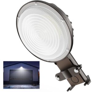 demilare barn light 50w, ip65 dusk to dawn outdoor lighting with photocell, etl certified 5000k, 5500lm outdoor lights for yard garage