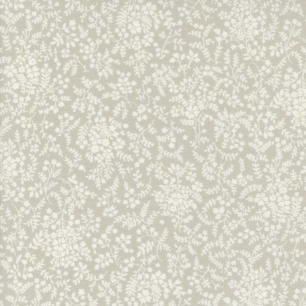 Moda Shoreline Quilt Fabric Small Floral Style 55304/26 Grey, Yard