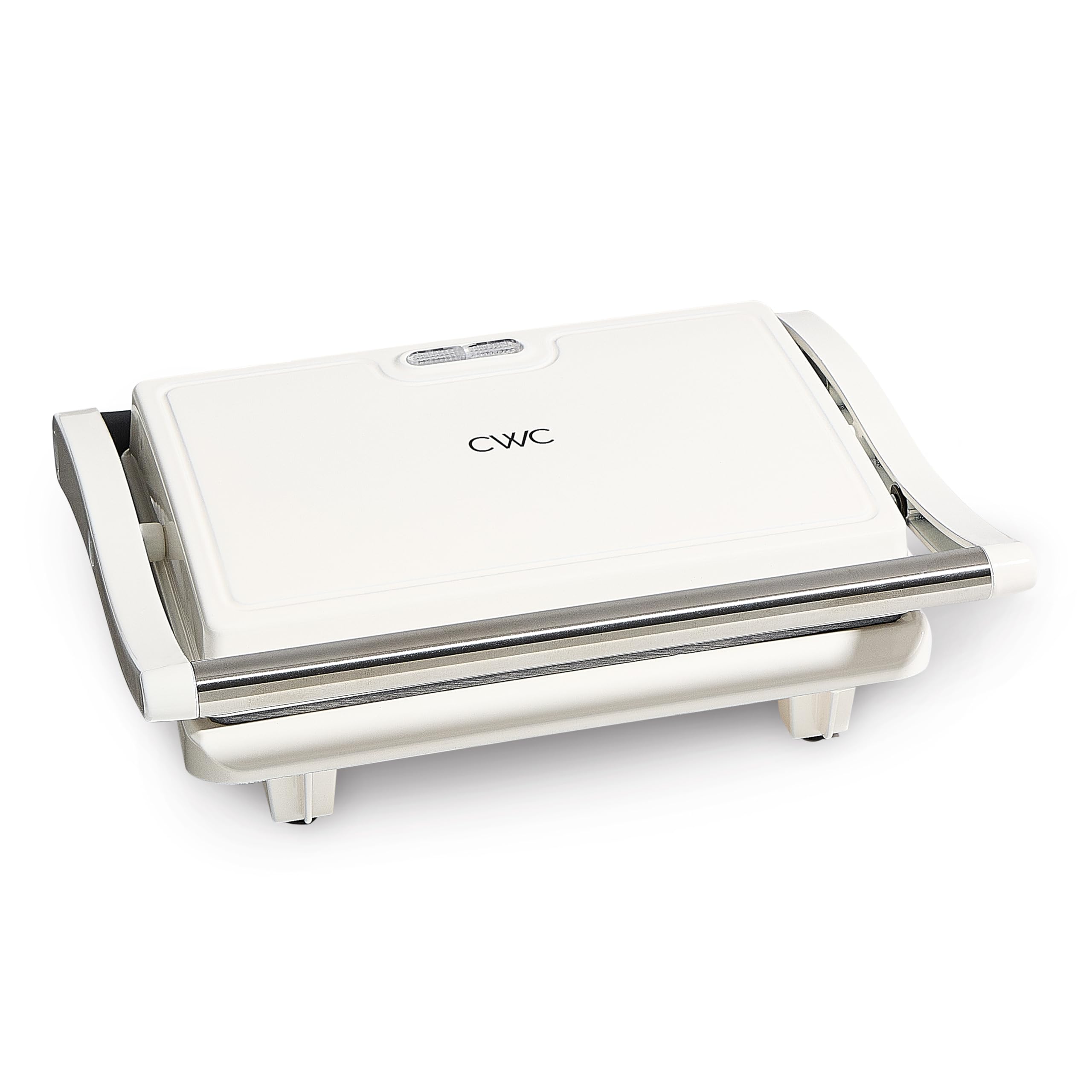 COOK WITH COLOR Panini Maker: Effortless Grilling at Your Fingertips - 2-Slice Press Grill, 760W Power, Non-Stick Plates, Cool Touch Handle, Compact Design, Fast Cooking - Ideal for Delicious Paninis!