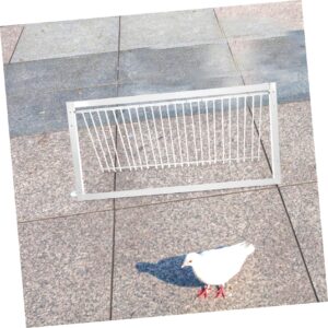 BESPORTBLE Pigeon Hits The Door Pigeon t Traps Pigeon Entrance Door Traps Bird Launcher Pigeon Door Frame Racing Pigeon Traps Doves Door Entrance House Door White Iron Pigeon Racing Curtain