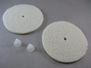 jysnsy replacement for compatible with koblenz 45-0102-9 6 inch lambswool pads 2 pack genuine