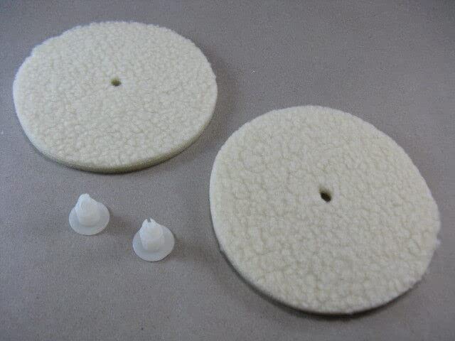 JYSNSY Replacement For Compatible With Koblenz 45-0102-9 6 Inch Lambswool Pads 2 Pack GENUINE