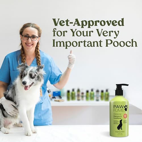 Pawfume Dog Shampoo and Conditioner – Hypoallergenic Dog Shampoo for Smelly Dogs – Best Dog Shampoos & Conditioners – Probiotic Pet Shampoo for Dogs – Best Dog Shampoo for Puppies (Show Dog, 2-Pack)