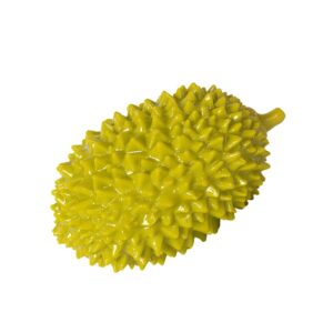 jqcujqa chew toys, dog squeaky toys cute fruits dog toys teeth cleaning and training for puppy small medium dog pets (durian)