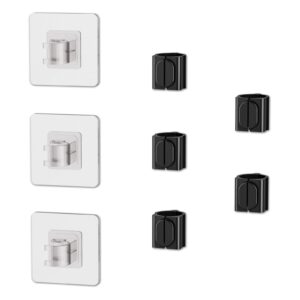 consumest corner shower caddy accessories - 3 adhesive hooks and 4 buckles