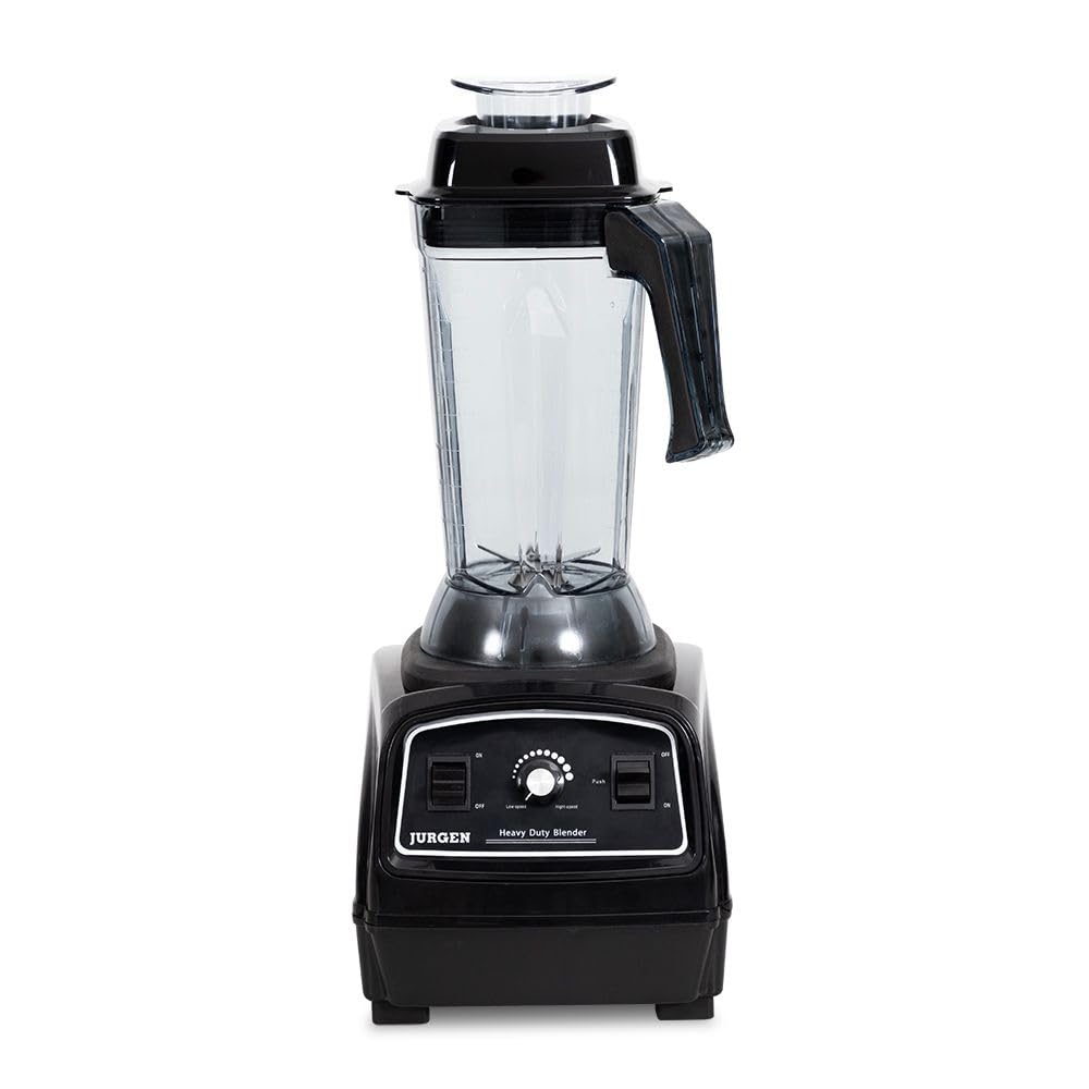 JURGEN Commercial Blender with 2200W Motor, 85oz BPA-Free Jar, Variable Speed Control, Stainless Steel Blades