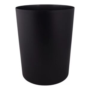 AYOYZ 5 Gallon Trash Can, Plastic Office Trash Can, Black Matte