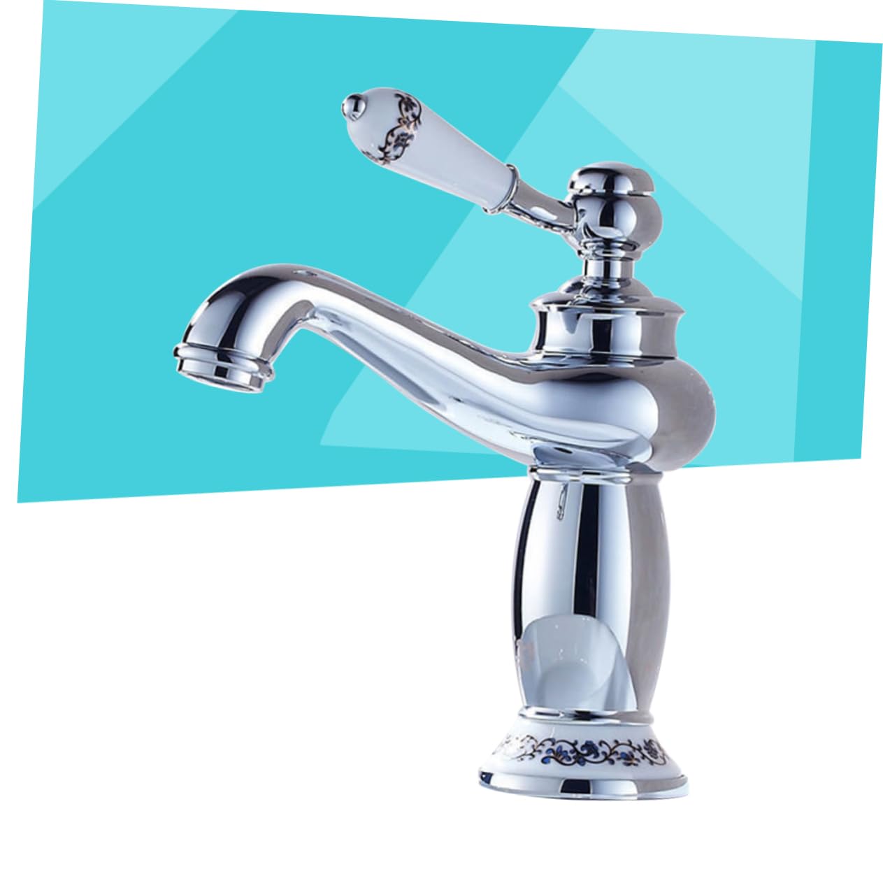 Homoyoyo Basin Faucet Bath Mixer Tap Kitchen Faucet Basin Mixer Tap Cloakroom Basin Gold Bathroom Taps Bathroom Taps Mixer Gold Tap Euro Faucet Water Tap Single Sink