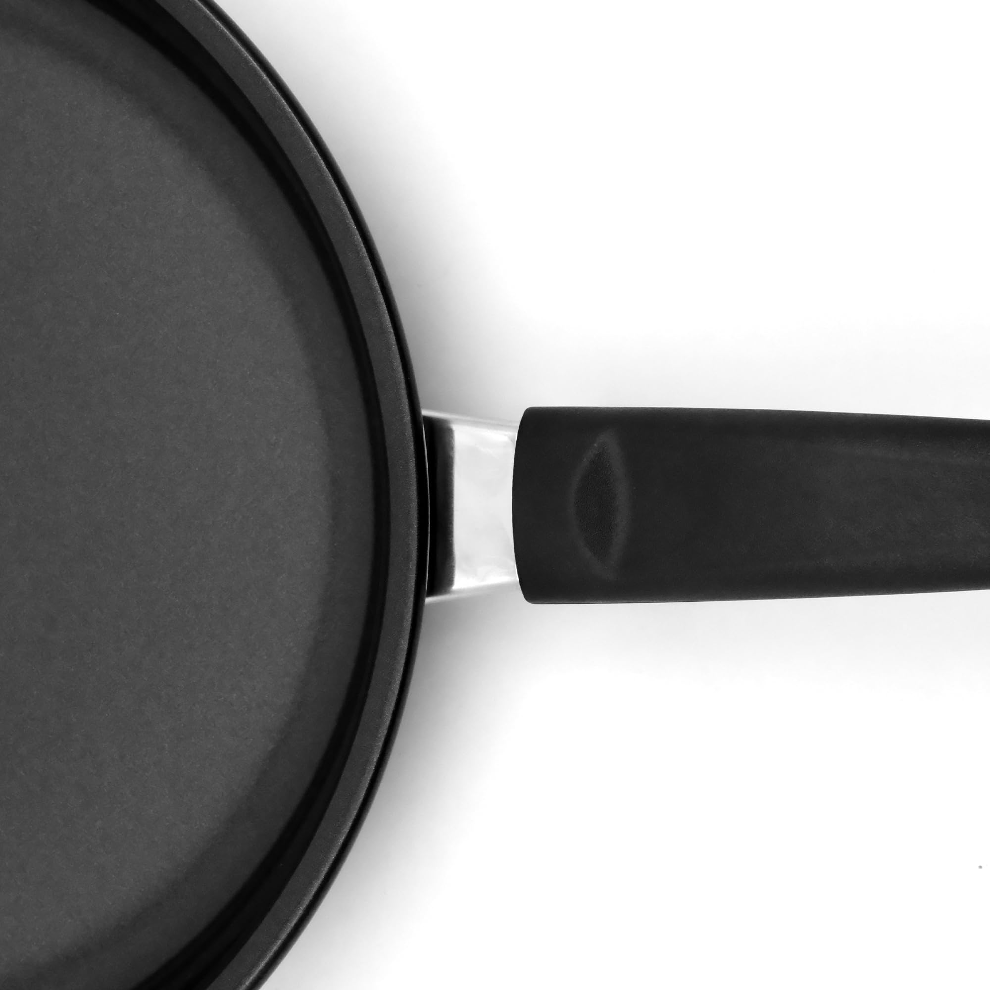 welsteepse Non-Stick Fry Pan skillet, 7 Inch, Black (7.09 Inches)