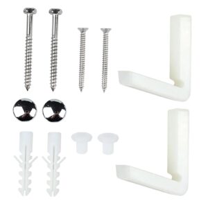 generic toilet foot mounting screws bathroom angled floor wc toilet pan bidet toilet seat hinge repairment bathroom fitting kits, white