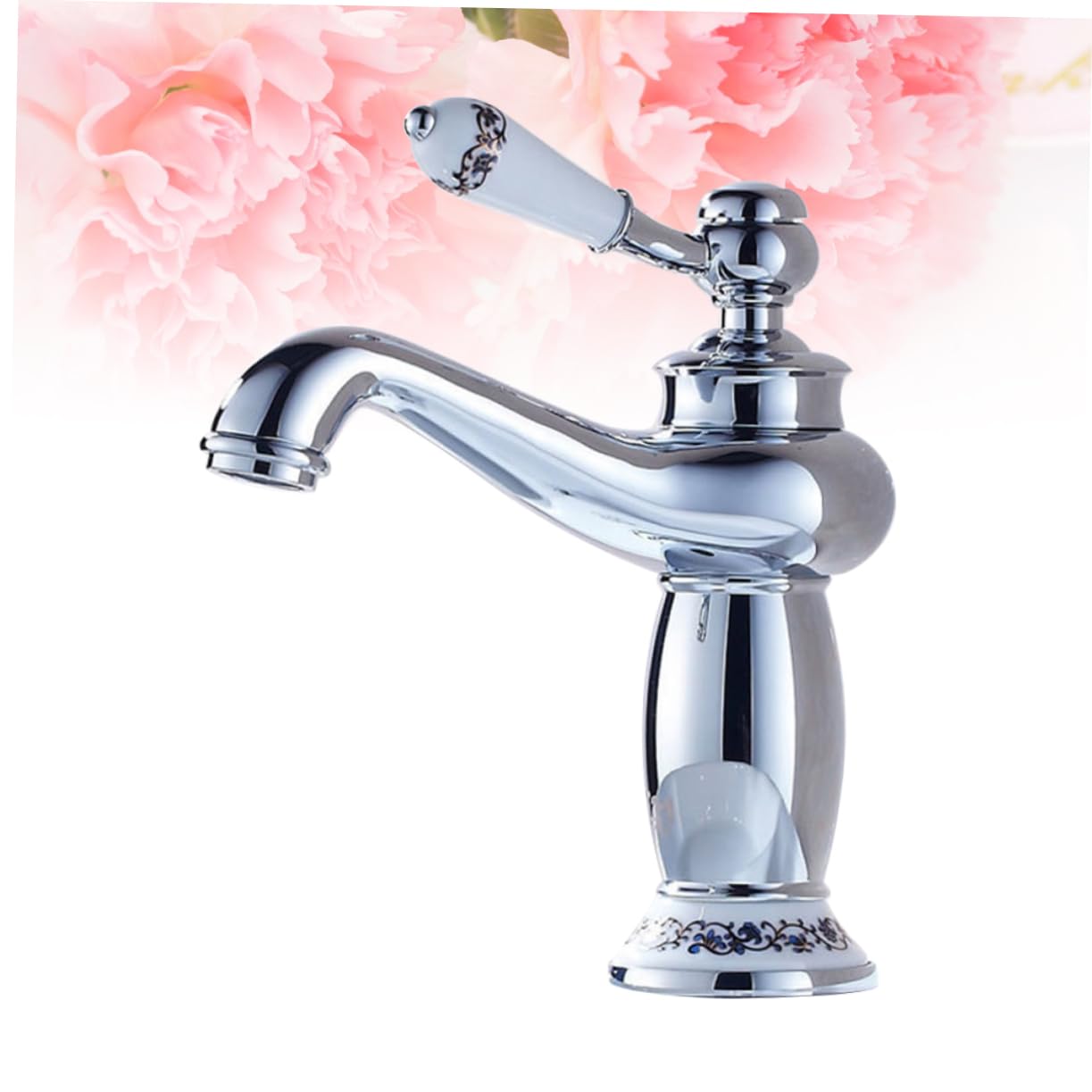 Homoyoyo Basin Faucet Bath Mixer Tap Kitchen Faucet Basin Mixer Tap Cloakroom Basin Gold Bathroom Taps Bathroom Taps Mixer Gold Tap Euro Faucet Water Tap Single Sink