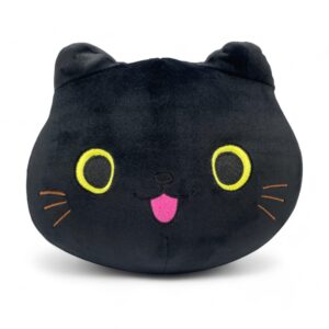 Pineapple Black Cat Plush Toy, Soft Cat Pillow Squishy Plushies, Cute Black Cat Stuffed Animals, Stuffed Cat Plushie, Black Cat Stuffy Kawaii Plush Toys for Girls, Boys, Kids (10 Inch)