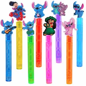 24 piece cartoon bubble wand for kids(8 style),cute cartoon bubble wand great for cartoon theme birthday party supplies birthday wedding bath time gifts for boys girls