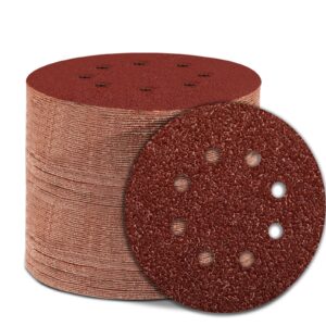 szarint 150 pcs 5 inch sanding discs hook and loop sandpaper for random orbital sander include 60 80 100 120 150 180 240 320 400 600 grit