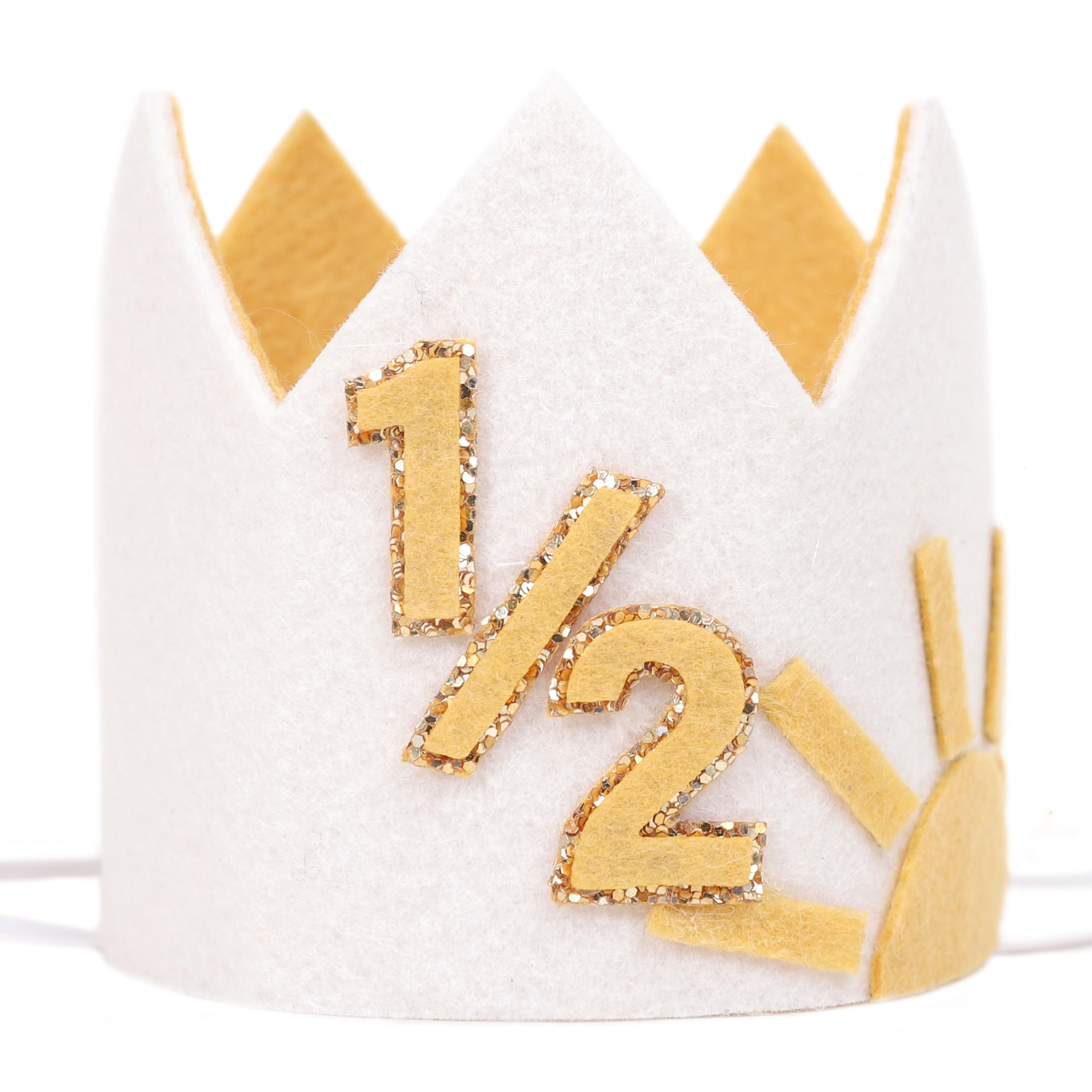 Rpvod Sun Half Birthday Crown Hat - 1/2 Trip Around The Sun for Baby Party Hat, Summer Themed Party Decor, You Are My Sunshine Props for Photos