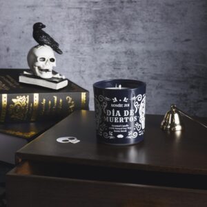 ROMIIE ZOI Scented Candle - Dia de Muertos - 6oz Soy Wax Candle for The Day of Dead, Gift for Her/Him