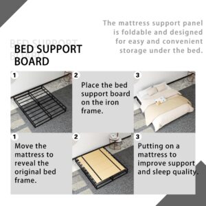 Imperius Heavy Duty Splints, Collapsible Box Spring, Bunkie Board, Bed Support Slats, Underbed, Twin (30x60)