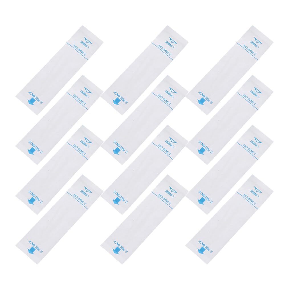 TOPPERFUN 100pcs Digital Covers Paper Disposable Probe Covers Sleeves Pet Dog Sanitary Covers Tip Covers for Oral Rectal Armpit Protective Covers