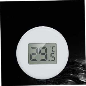 BESPORTBLE 1pc Digital Thermometer for Fish Tank Digital Fish Tank Thermometer Digital Pond Thermometer Submersible Thermometer Terrarium Temperature Monitor White Glass Aquarium