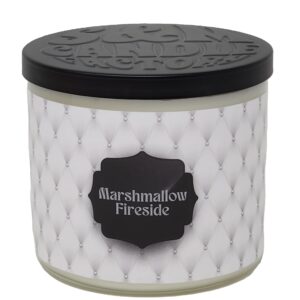 Marshmallow Fireside Candle ~ Highly Scented Large 3-Wick Candle ~ Soy and Coconut Wax Blend