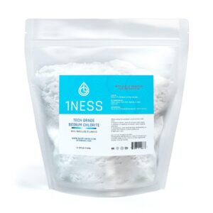 1ness tech grade sodium chlorite 80% flakes - pure & natural | (6 lbs)