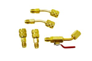 lu-hawk r410a adapter kit for mini-splits with shut off valve.